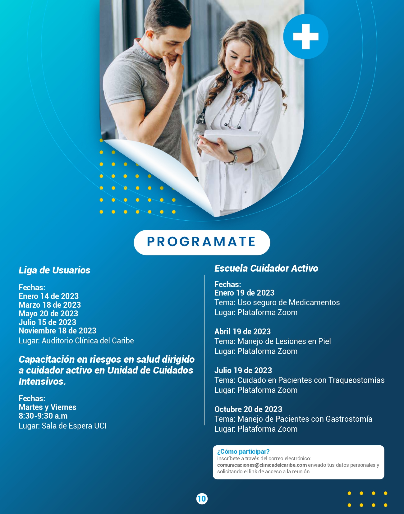 Boletin Cuidamos de ti - Clinica del Caribe 11