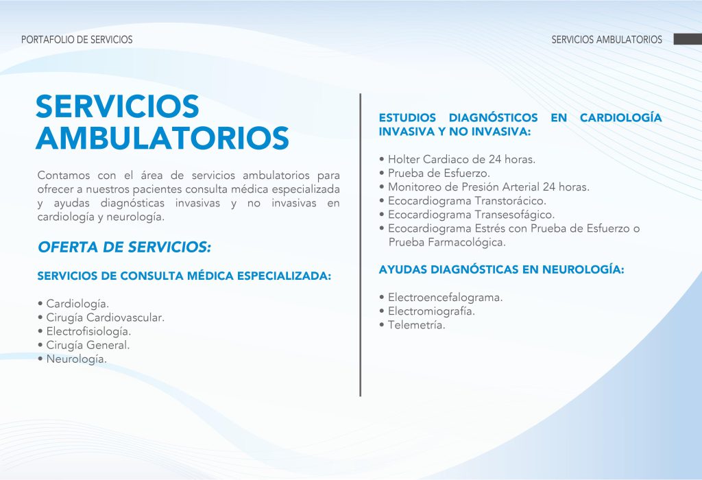 Portafolio de Servicios 13 - Clinica del Caribe