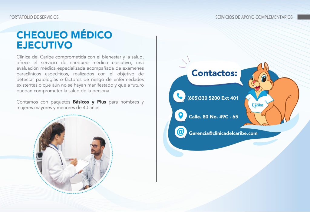 Portafolio de Servicios 20 - Clinica del Caribe